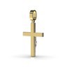 Крестик з комбінованого золота 122941100