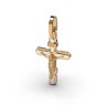 Хрестик «Розп’яття» з комбінованого золота 129772400