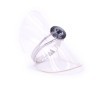 Женское кольцо из стали с кристаллами фиолетового цвета Jablonec