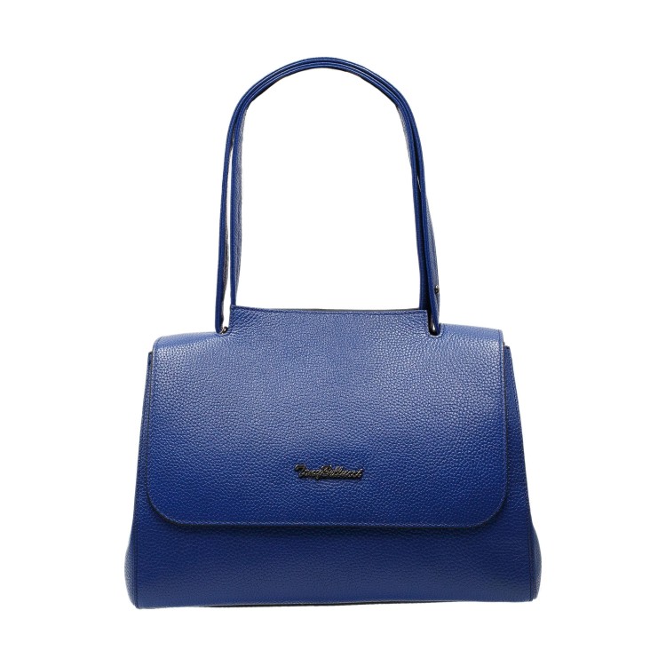 Жіноча сумка Tony Bellucci із натуральної шкіри темно-синього кольору