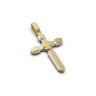 Крестик з комбінованого золота 123262400