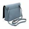 Жіноча Італійська сумка Ripani з натуральної шкіри блакитного кольору.