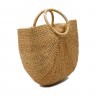 Жіноча солом&#39;яна сумка Bao Bao бежевого кольору