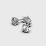 Сережки у білому золоті, з діамантами 348821121