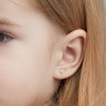 Сережки з червоного золота, з діамантами 31692421