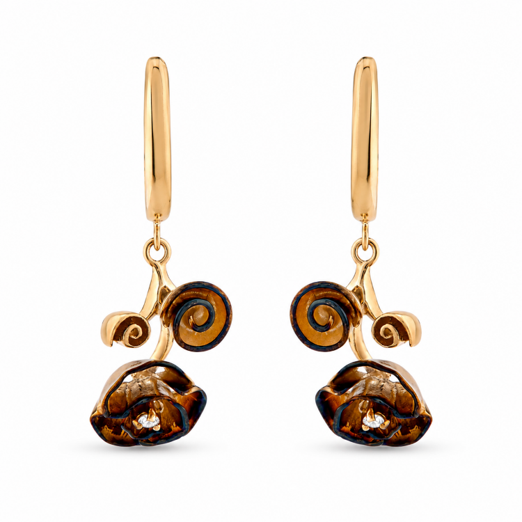 Сережки Gallica з діамантами GLHE0017-00