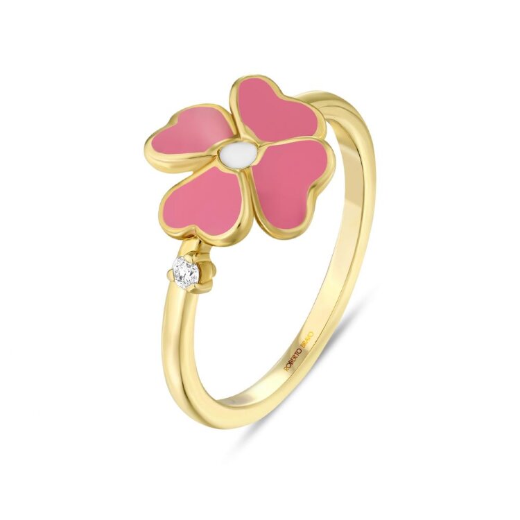 Каблучка Totiti з емаллю та діамантом TTHR0010-03