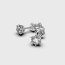 Сережки у білому золоті, з діамантами 348831121