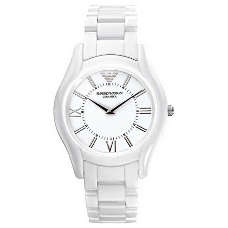 Годинник Emporio Armani білого кольору