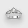 Каблучка у білому золоті, з діамантами 248031121
