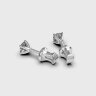 Сережки у білому золоті, з діамантами 348841121