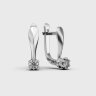 Сережки у білому золоті, з діамантами 348881121