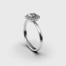 Каблучка у білому золоті, з діамантами 248911121