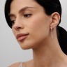 Серьги из белого золота с бриллиантами 317031121