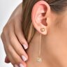 Сережки Bigo з фіанітами BGE000015-01