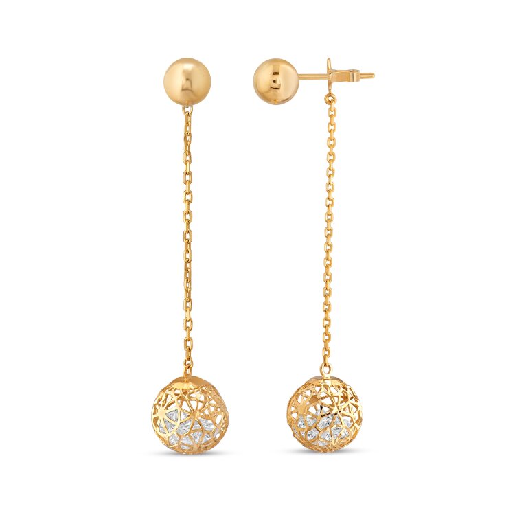 Сережки Bigo з фіанітами BGE000015-01