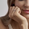 Обручальное кольцо из белого золота 236761121