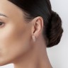 Сережки з червоного золота, з діамантами 32962421