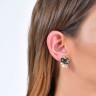 Сережки Primerose з фіанітами та алюмінієм 2ES0243401302