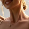 Колье из комбинированного золота с бриллиантами 734801121