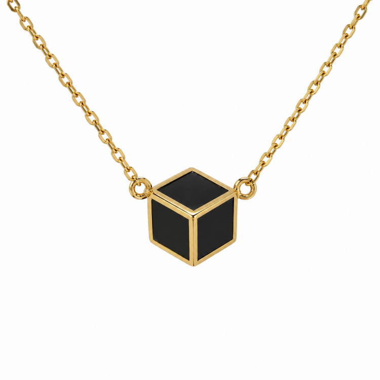 Кольє Qube з емаллю QCN000022-01 Кольє Qube з емаллю QCN000022-01