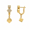 Сережки Qube із сапфірами QCE000025-01