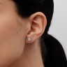 Сережки з білого золота, з діамантами 318491121