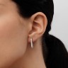 Серьги из белого золота с бриллиантами 319651121