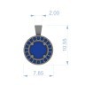 Колье из белого золота 736141122
