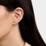 Серьги из белого золота с бриллиантами 331261121