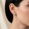 Сережки Diamond Love з діамантами HP27388
