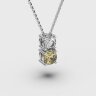 Кольє у білому золоті, з діамантами 748331121 Кольє у білому золоті, з діамантами 748331121
