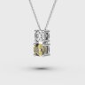 Кольє у білому золоті, з діамантами 748331121 Кольє у білому золоті, з діамантами 748331121