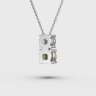 Кольє у білому золоті, з діамантами 748331121 Кольє у білому золоті, з діамантами 748331121