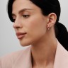 Серьги из красного золота с бриллиантами 313552421
