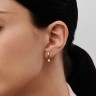 Серьги из красного золота с бриллиантами 313552421