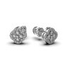 Серьги из белого золота с бриллиантами 333811121