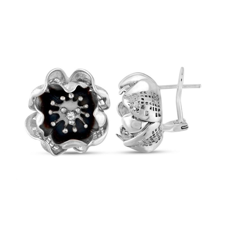 Сережки Gallica з фіанітами GLHE0034-CZ