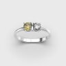 Каблучка у білому золоті, з діамантами 248321121