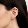 Серьги из белого золота с бриллиантами 331611121