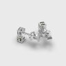 Сережки у білому золоті, з діамантами 348311121