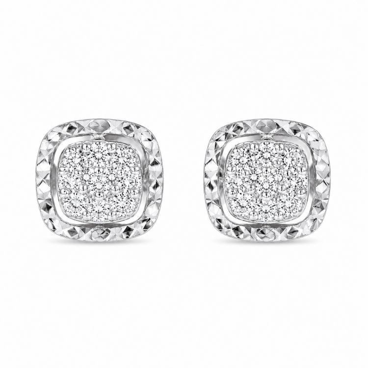 Сережки Diamond Love з діамантами HP29897