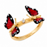 Кольцо Roberto Bravo Monarch Butterfly с эмалью и бриллиантом Кольцо Roberto Bravo Monarch Butterfly с эмалью и бриллиантом