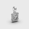 Підвіс у білому золоті, з діамантами 148661121 Підвіс у білому золоті, з діамантами 148661121