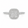Каблучка Diamond Love з діамантами HP29299