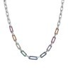 Кольє Rainbow з фіанітами DM4373-1-7CN