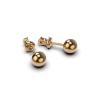 Серьги «Шарики» из красного золота 338071300