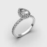 Каблучка у білому золоті, з діамантом 249381121