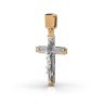 Хрест «Трьох Святих» з комбінованого золота 114301100