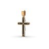 Хрест з комбінованого золота, з емаллю 138261300